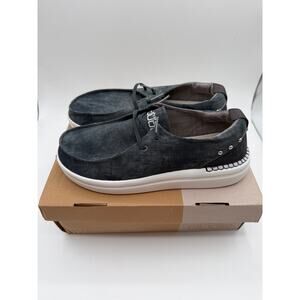Hey Dude Women's Black Wendy Rise Platform Size 10 NIB